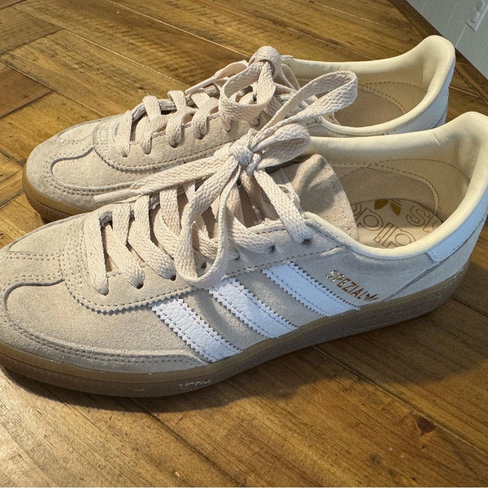 Adidas Spezial Cream Sneakers with White Accents